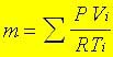 Equation des gaz parfaits